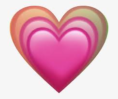 Tons of awesome rainbow heart background to download for free. Emoji Heart Rainbow Love Lovely Pink Bigger Foryou Transparent Background Pink Heart Emoji 686x614 Png Download Pngkit