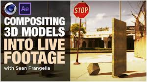 Compositing 3d Models Into Footage Cinema 4d Tutorial Sean Frangella Cinema 4d Tutorial Cinema 4d 3d Tutorial