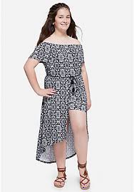 Printed High Low Maxi Romper Girls Plus Size Dresses Plus Size Dresses Tween Outfits