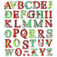 Alphabet Gratuit En Couleur A Imprimer Recherche Google Abecedario Navideno