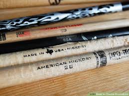 how to choose drumsticks 7 steps with pictures wikihow