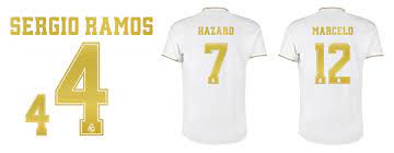 Real madrid home jersey with your name 2019 20 adidas dw4433. Football Teams Shirt And Kits Fan Font Real Madrid S 2019 2020 Kit Font