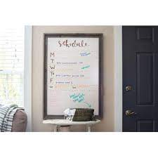 Use a little soap and water if the toothpaste doesn't come off the board cleanly. Rustic Farmhouse Dry Erase Board Barnwood Usa