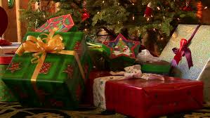 Image result for wrapped presents under christmas tree