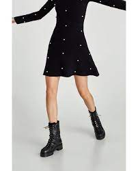 Check spelling or type a new query. Image 4 De Robe Patineuse Avec Perles De Zara Skater Dress Womens Dresses Pearl Dress