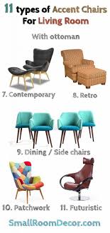 An aesthetic comfy hanging chair for bedrooms. 11 Types Of Accents Chairs For Living Room 107 Photo