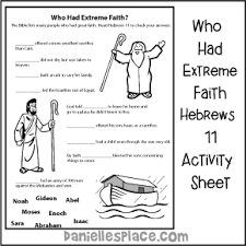 They can serve as a great take home activity. Extreme Faith Walking On Water