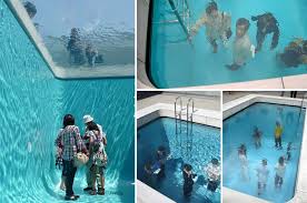 Amazing Pool Design Dubbed The Fake Swimming Pool By Argentinian Artist Leandro Elrich Awesome Pool Museum Of Contemporary Art Pool Installation Art