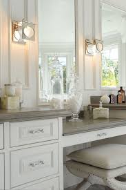 Nailhead Vanity Ottoman Transitional Bathroom Bathroom Design Trendy Bathroom Bathroom Layout
