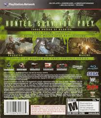 The game is based in part on the series of films alien and predator. Aliens Vs Predator Box Shot For Playstation 3 Gamefaqs