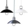 Rise fall pendant light satin nickel broughtons lighting ironmongery. 1