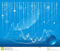 vector background with forex chart stock vector