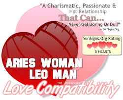 Aries Woman Leo Man A Charismatic Hot Passionate Match