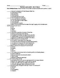 Assess Student Learning On Act 3 Of William Shakespeare S Tragedy Romeo And Juliet Romeo And Juliet Questions Ap Language And Composition Teaching Shakespeare