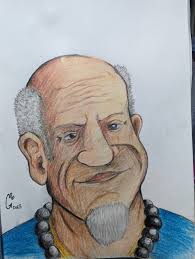 3570 Watercolor pencils, without water. The paper of this sketchbook is too  thin.