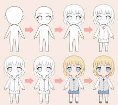 You can use the pen, pencil, or pencil colour to draw. Cara Menggambar Karakter Anime Chibi Langkah Demi Langkah Anidraw