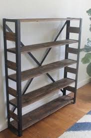 Reclaimed Wood Bookcase Storage Shelves Book Shelf Etsy Reclaimed Wood Bookcase Wood Bookcase Shelves