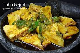 Kumpulan Resep Asli Indonesia Tahu Gejrot Recipe Indonesian Cuisine Food Cuisine