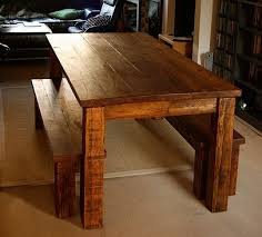 Farm Table And Bench Set Rustic Farm Table Table And Bench Set Farm Table