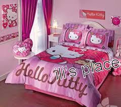 Twin Full Girls Hello Kitty Cupcake Comforter Set Hello Kitty Bedroom Hello Kitty Bedroom Furniture Hello Kitty Rooms