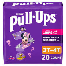 Huggies Pull-Ups Disney Jr. Minnie Potty Training Pants, Size 3T-4T, 32-40  lbs, 20 count - Price Rite