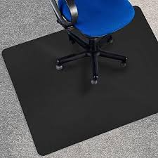 Office Marshal Black Polycarbonate Office Chair Mat 36 X 48 Carpet Floor Protection No Recycling Mate Office Chair Office Chair Wheels Office Chair Mat