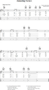 Beginners can learn quickly and easily, and even create their own music at the piano!. Amazing Grace Chords Sheet Music And Tab For Guitalele With Lyrics