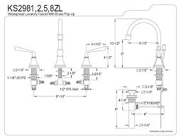 Every part needed comes with the purchase, guaranteeing you won't have trouble at all. Polished Chrome Kingston Brass Ks2981zl Silver Sage Widespread Lavatory Faucet With Brass Pop Up Faucet Handles Faucet Parts Stanoc Com
