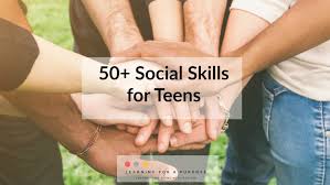 We did not find results for: 50 Social Skills For Teens Learning For A Purpose