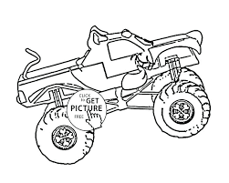 The Best Free Monster Truck Drawing Images Download From