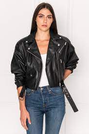 Dylan 80 S Black Leather Biker Jacket In 2021 Leather Jacket Girl Black Leather Biker Jacket Cropped Leather Jacket
