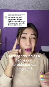 Respuesta a @Alma Morales Campos enseñando ingles a niños con problemas de  lenguaje ?? #missdeingles #maestradeingles #inglesparaniños