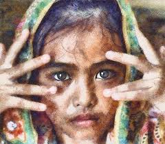 Afghan Girl Paintings for Sale