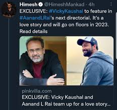 Vicky kaushal signed on for two more movies after sam bahadur, one with  Anand L Rai and another one is action movie. : rBollyBlindsNGossip