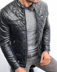 Collection Fall Winter Product Slim Fit Leather Jacket Color Code Black Available Size 46 48 Leather Jacket Men Style Jackets Men Fashion Leather Jacket
