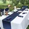 Elegant gold mandala blue galaxy design short table runner. 3