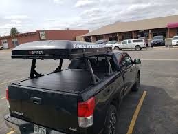 The toyota tundra is a pickup truck produced in the united states by the japanese manufacturer toyota since may 1999. Toyota Tundra Crewmax Rack Installation Photos