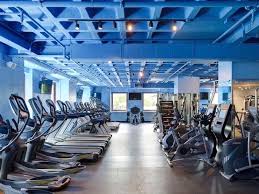 Notice The Symmetry And Acoustic Features Of This Design Simple Clean Lines And Provides And Open Yet Functional Ex Fitness Center Design Gym Interior Gym