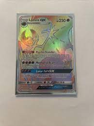 Pokemon Card Lunala GX 153/149 Rainbow Holo Secret Rare Sun Moon NM | eBay