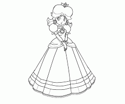 Coloring extraordinary princess peach coloring pages printable. Super Mario Daisy Coloring Pages Coloring Home