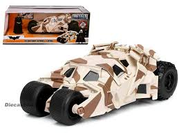 A replica of the batmobile featured in the 2016 movies batman v superman: Jada 1 24 Diecast Batman Batmobile Dark Knight Camouflage 98543 With Figure Ebay