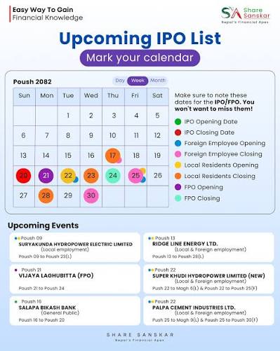 Updated: Mark your calendar to stay updated on upcoming IPOs, or save and  share this post to ensure you don't miss out on IPO share opportunities !