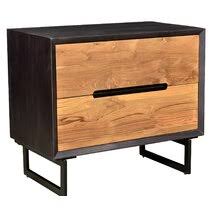 Wayfair mistanaâ¢ wallingford 2 drawer nightstand mistanaa. Modern Contemporary Parocela 2 Drawer Nightstand Allmodern