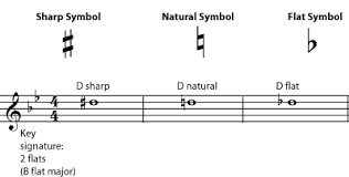 There are symbols to communicate information about many musical elements, including pitch, duration, dynamics, or articulation of musical notes; Pitch Music Notation Sharp Natural Flat Notes