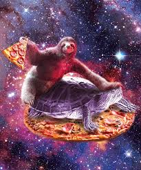 Actade.org find many great new & used options and get the best deals for animal universe galaxy moon trippy hippie psychedelic wolf wall tapestry hanging at . Trippy Space Sloth Turtle Sloth Pizza Digital Art By Random Galaxy