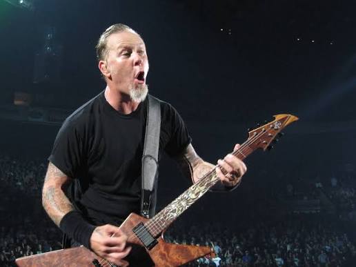 James Hetfield | and the Ken Lawrence custom Explorer. This … | Flickr