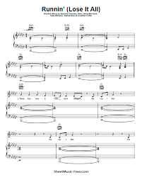 It was not to be heard by the general public. Runnin Sheet Music Naughty Boy Sheetmusic Free Com