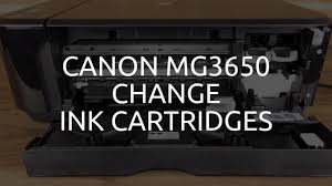 Canon pixma mg3660 windows driver & software package. Canon Mg3650 Change Ink Cartridges Youtube
