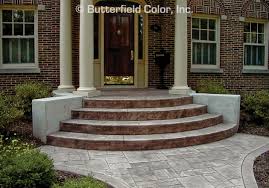 All risers (the height of the steps) and treads (the part you step on) must all be the same; Ashlar Slate Butterfield Color