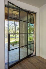 Pivot doors, gates, railings, and hardware. Custom Steel Glass Doors Portella